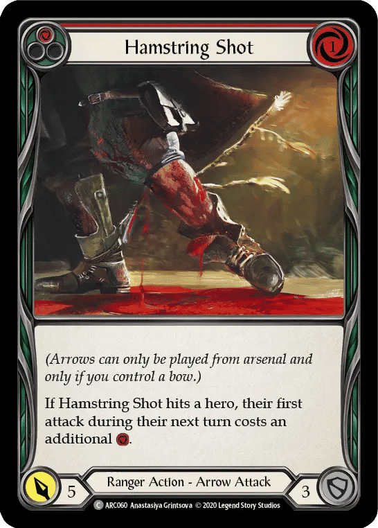 Hamstring Shot (Red) — Arcane Rising - Unlimited — Flesh and Blood