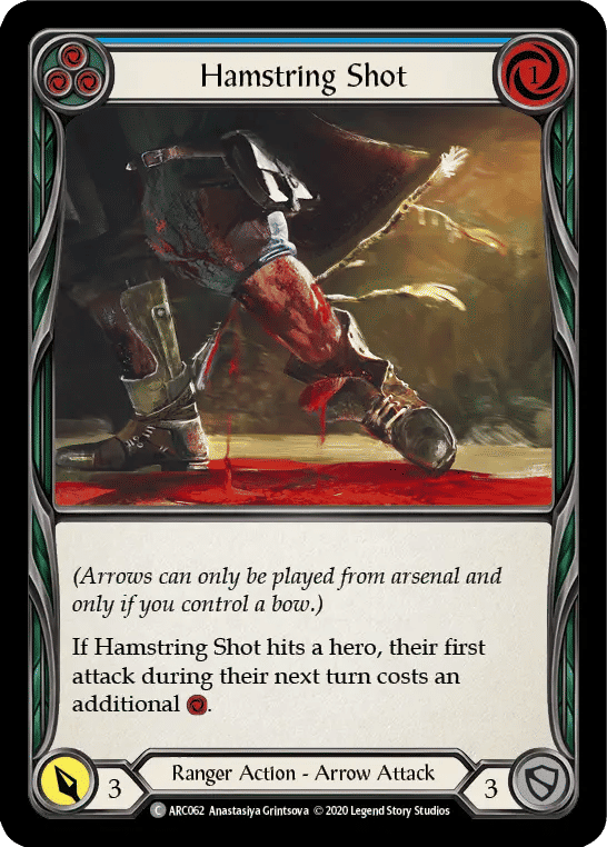 Hamstring Shot (Blue) — Arcane Rising - Unlimited — Flesh and Blood
