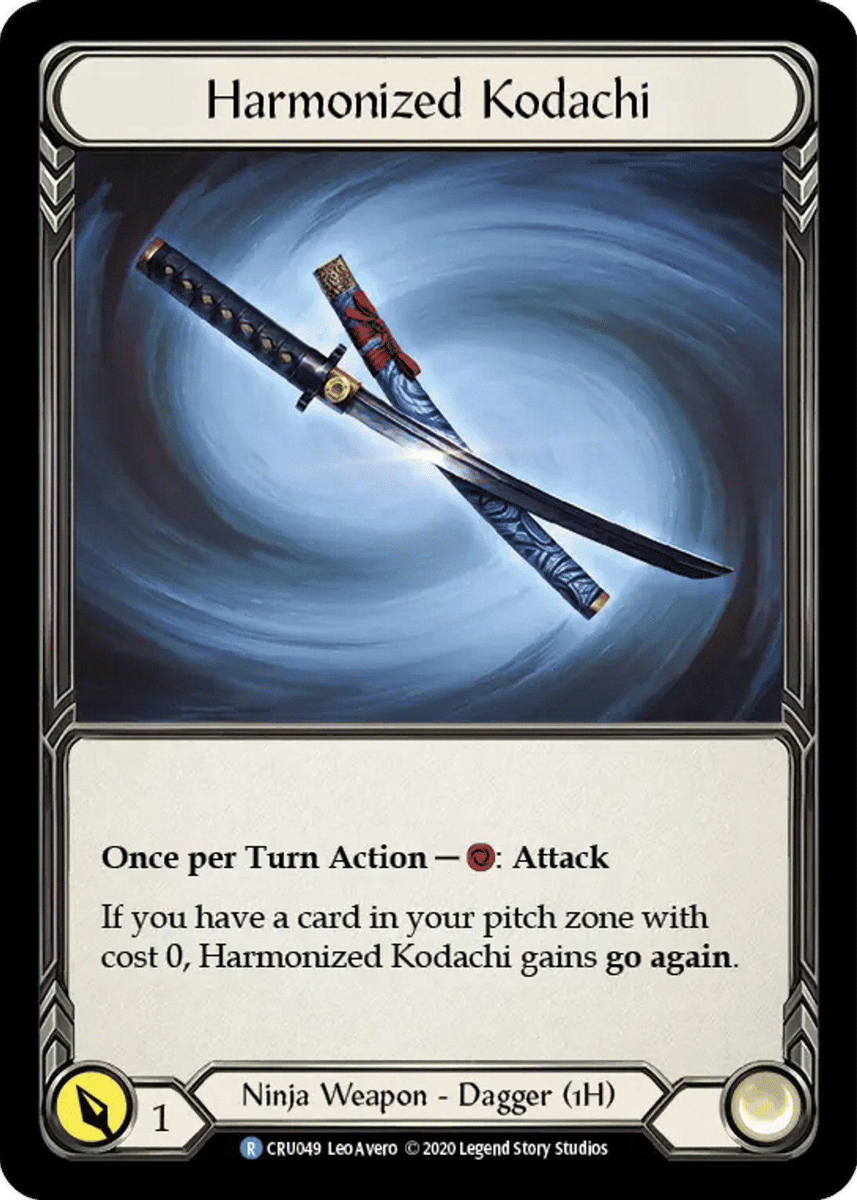 Harmonized Kodachi from Crucible of War - Flesh and Blood