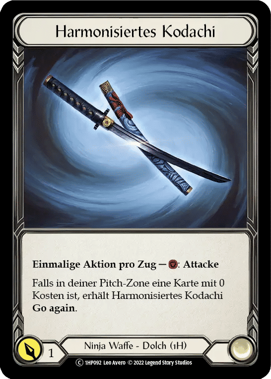 Harmonized Kodachi — History Pack 1 - Black Label — Flesh and Blood