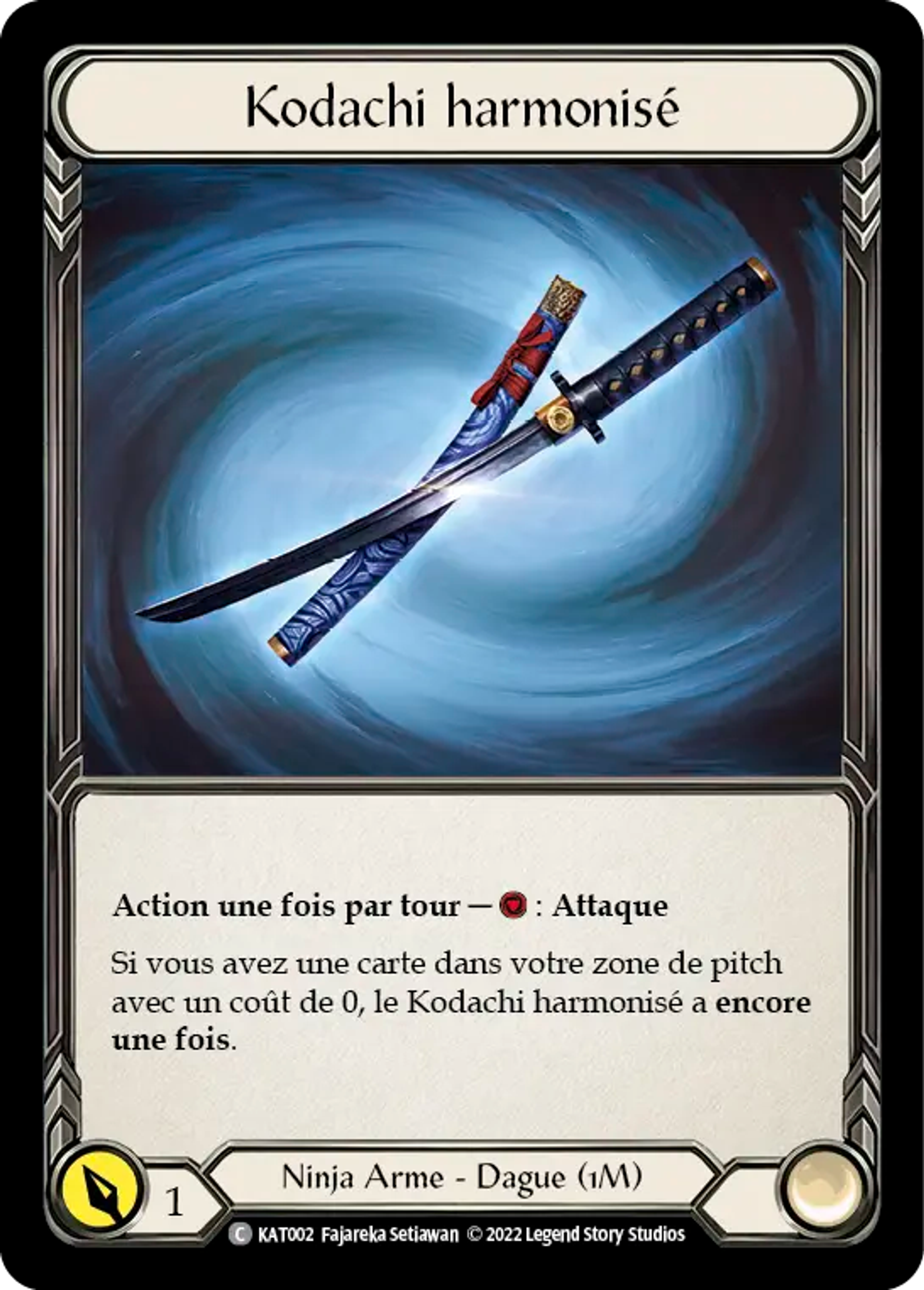 Kodachi harmonisé — Katsu - Blitz Deck — Flesh and Blood