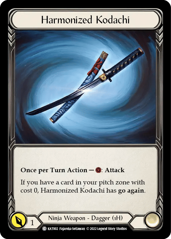 Harmonized Kodachi — Katsu - Blitz Deck — Flesh and Blood