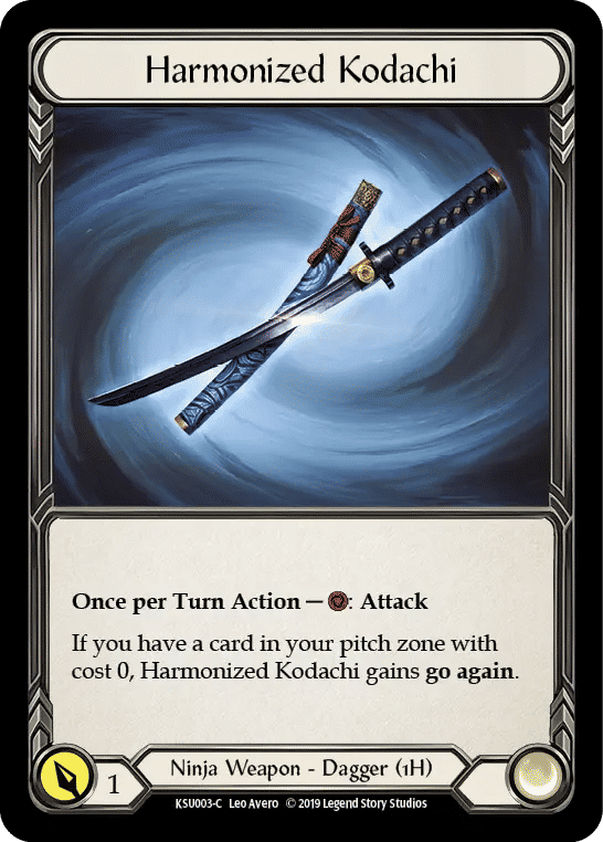 Harmonized Kodachi — Katsu, the Wanderer - Hero Deck — Flesh and Blood