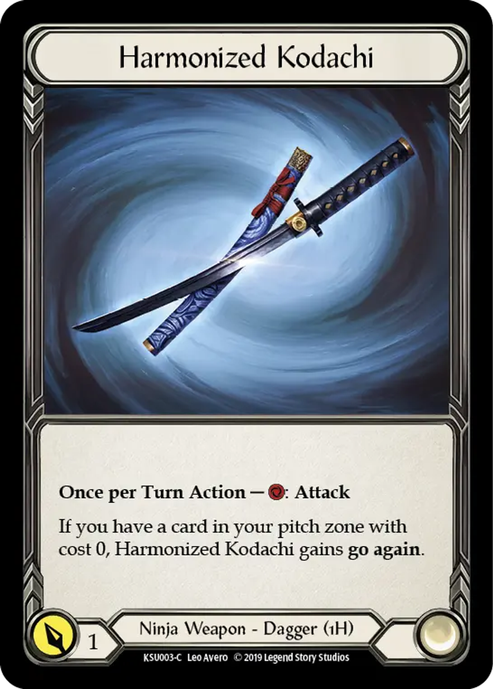 Harmonized Kodachi — Katsu, the Wanderer - Hero Deck — Flesh and Blood