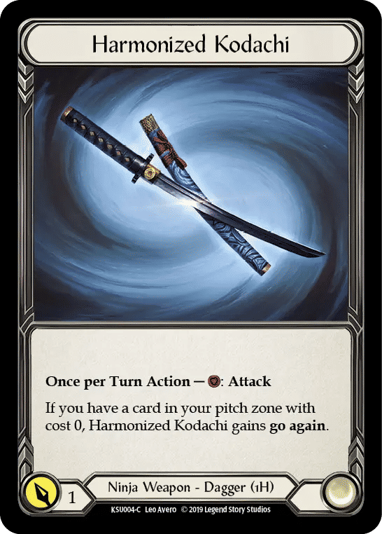 Harmonized Kodachi — Katsu, the Wanderer - Hero Deck — Flesh and Blood