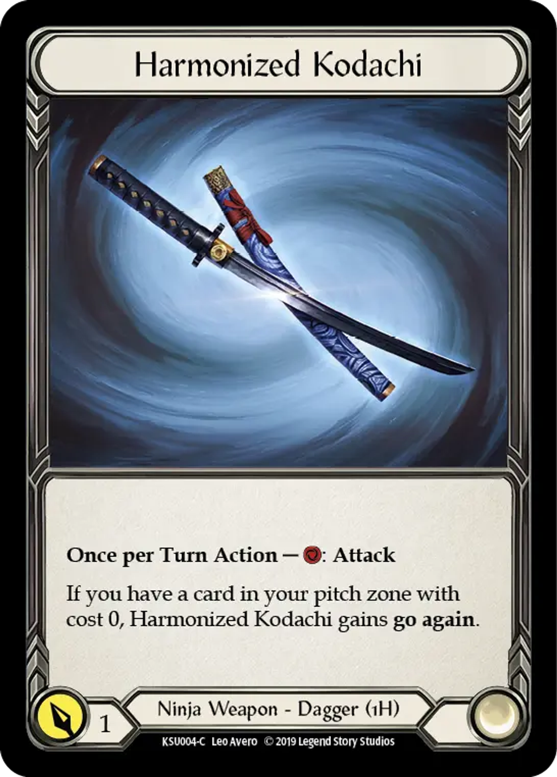 Harmonized Kodachi — Katsu, the Wanderer - Hero Deck — Flesh and Blood
