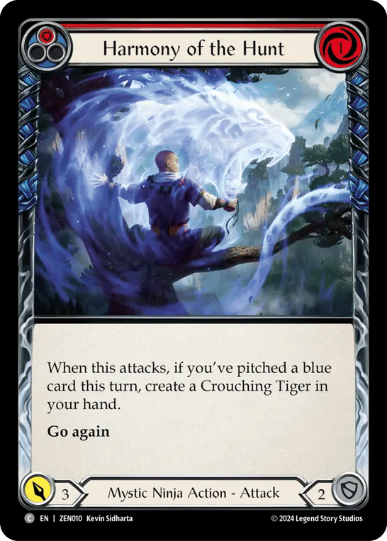 Harmony of the Hunt (Red) — Zen - Blitz Deck — Flesh and Blood