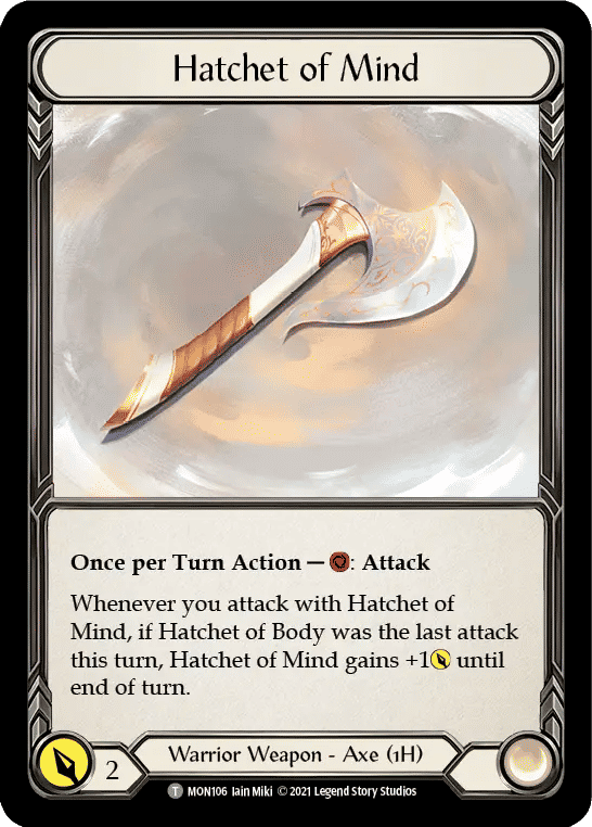 Hatchet of Mind — Monarch — Flesh and Blood