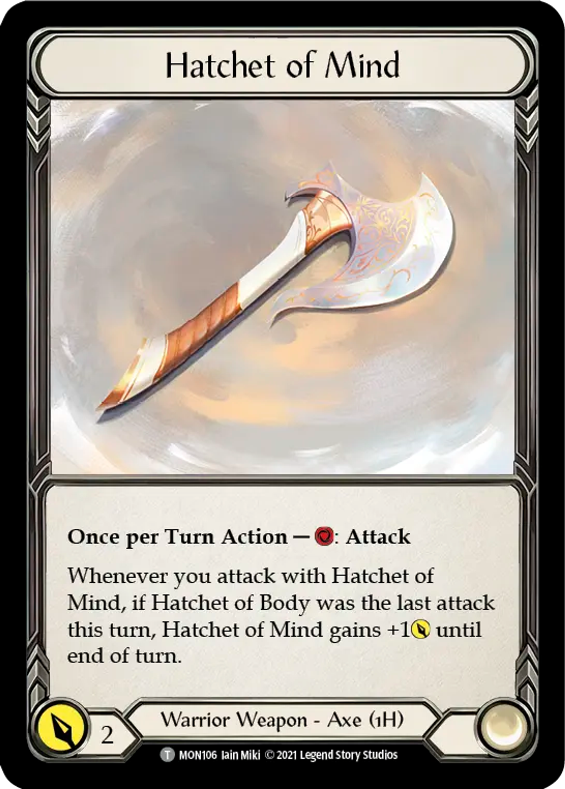 Hatchet of Mind — Monarch — Flesh and Blood