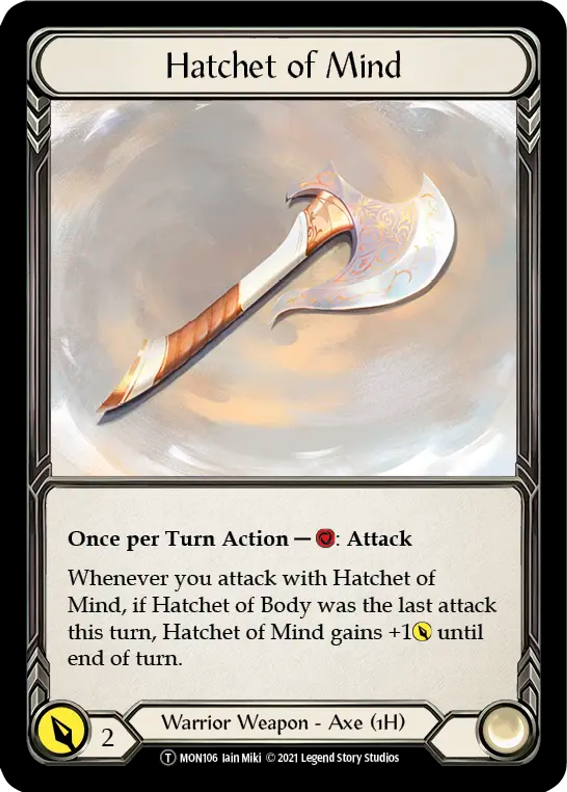 Hatchet of Mind — Monarch - Unlimited — Flesh and Blood