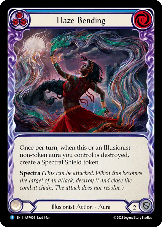 Haze Bending (Blue) — Armory Deck Legends - Prism Sculptor of Arc Light — Flesh and Blood