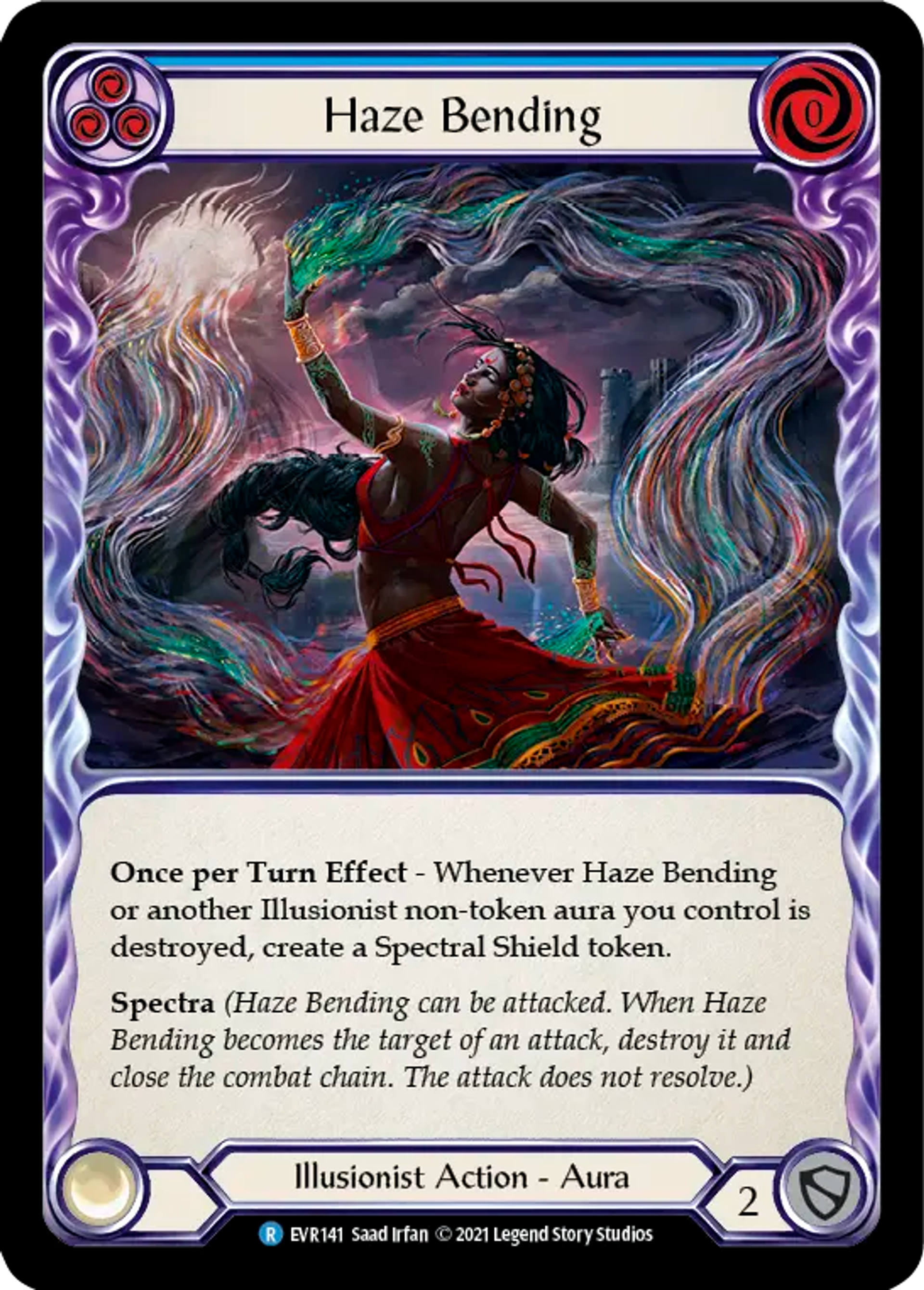 Haze Bending (Blue) — Everfest — Flesh and Blood