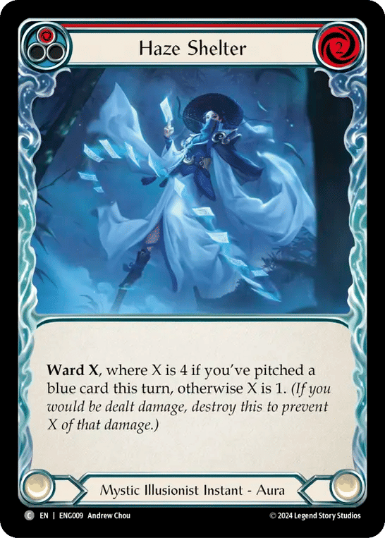 Haze Shelter (Red) — Enigma - Blitz Deck — Flesh and Blood