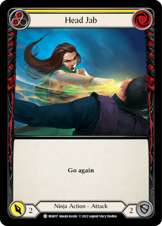 Head Jab (Yellow) — Benji - Blitz Deck — Flesh and Blood