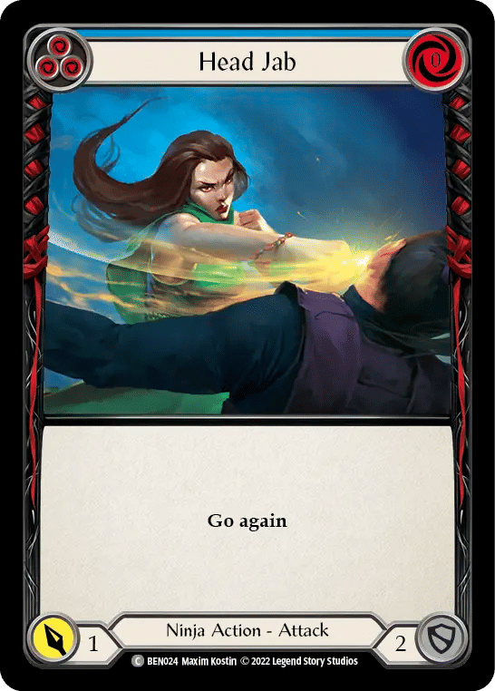 Head Jab (Blue) — Benji - Blitz Deck — Flesh and Blood