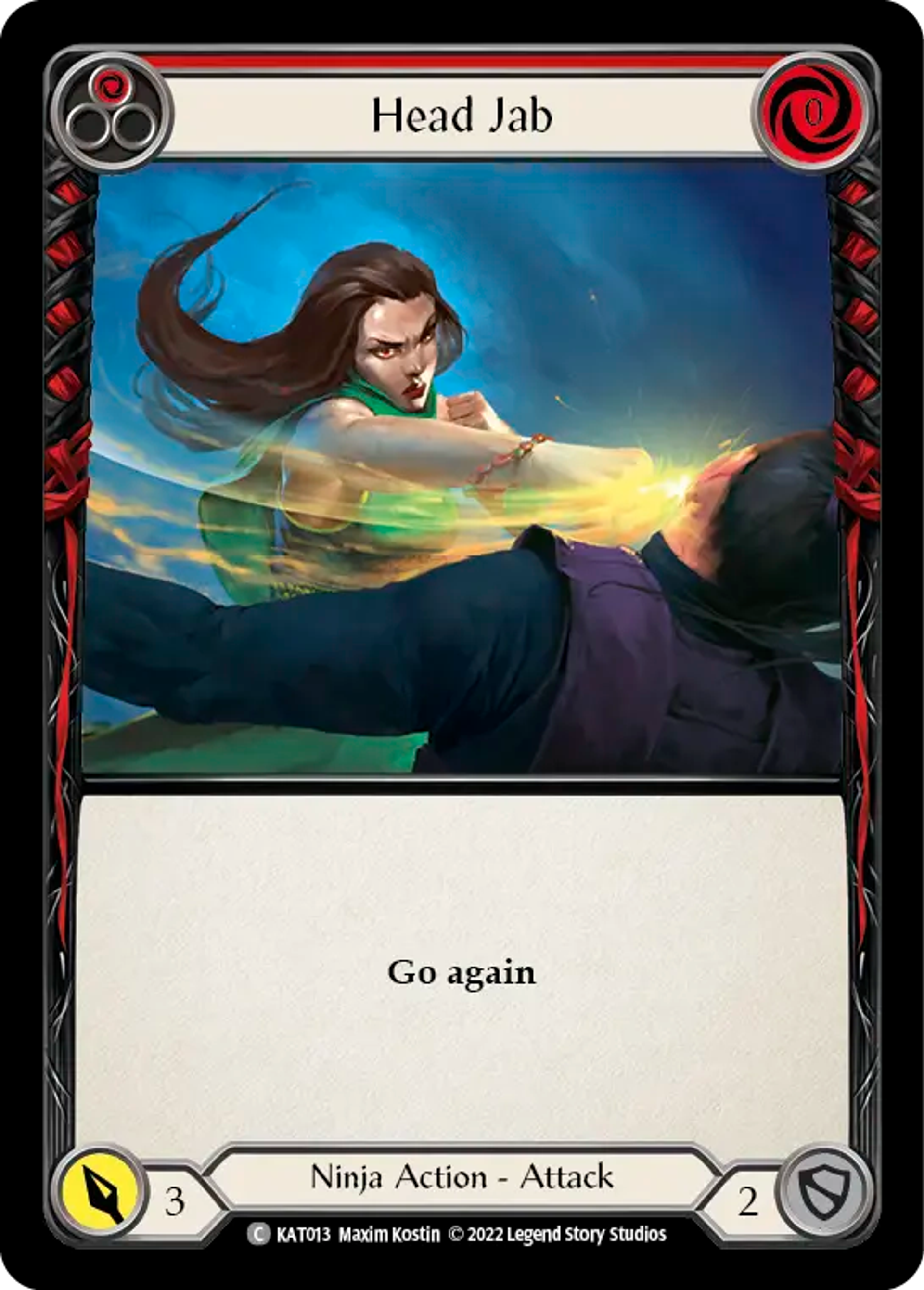 Head Jab (Red) — Katsu - Blitz Deck — Flesh and Blood