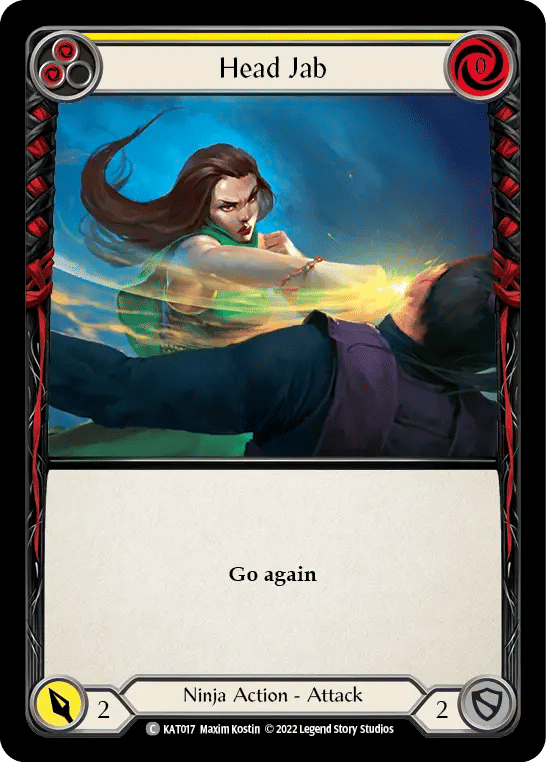 Head Jab (Yellow) — Katsu - Blitz Deck — Flesh and Blood