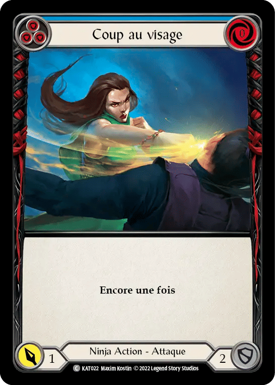 Coup au visage — Katsu - Blitz Deck — Flesh and Blood