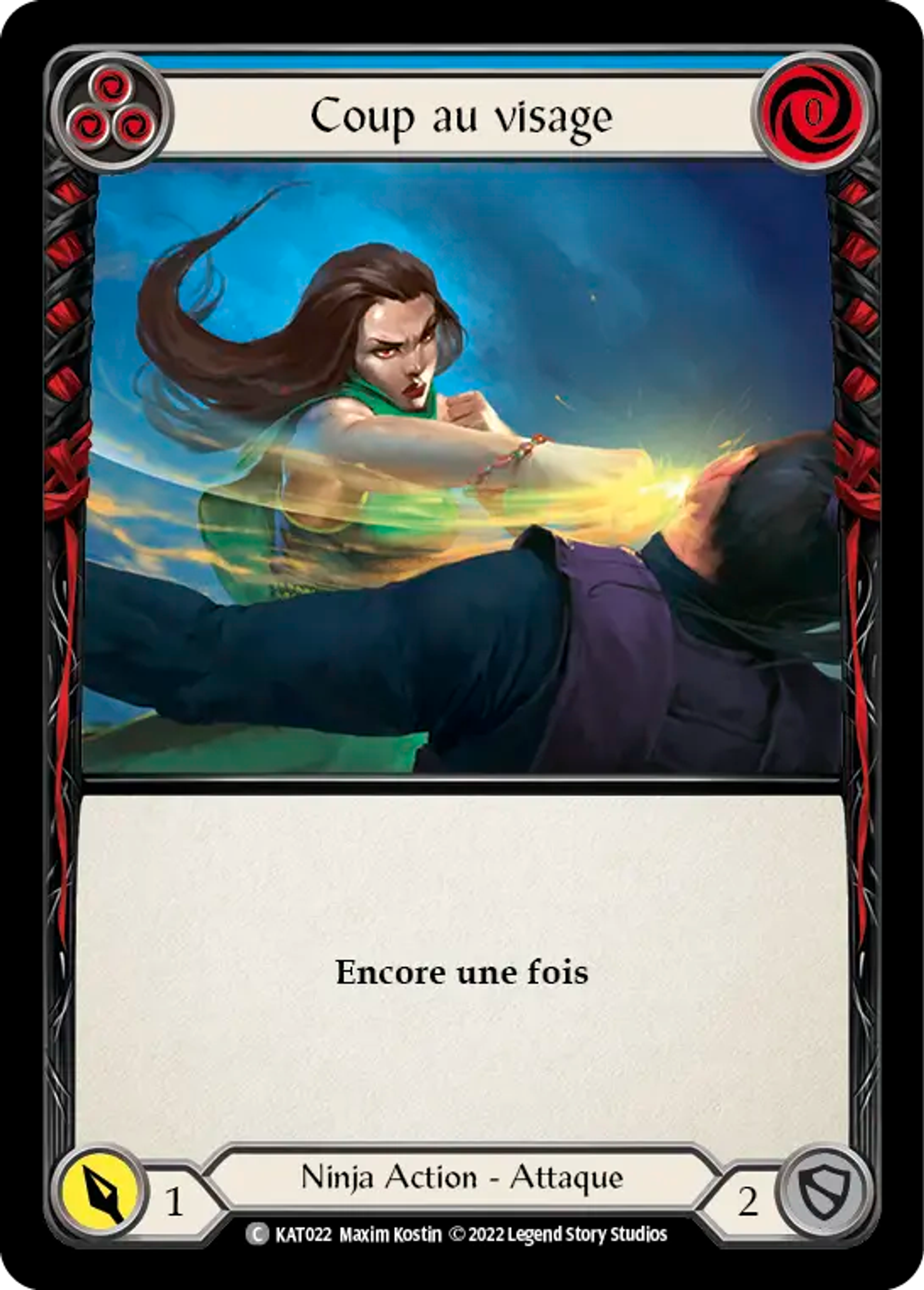 Coup au visage — Katsu - Blitz Deck — Flesh and Blood