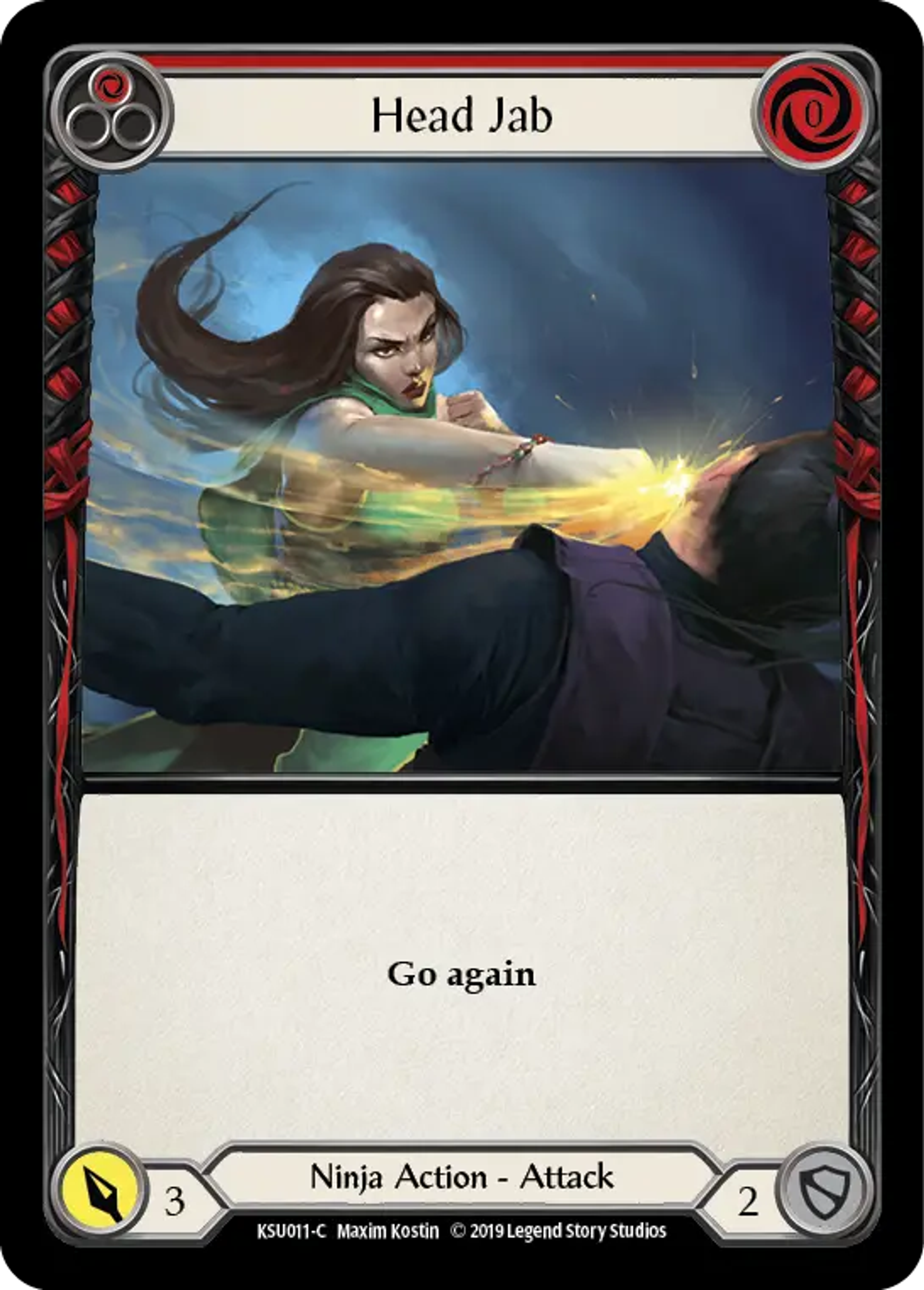 Head Jab (Red) — Katsu, the Wanderer - Hero Deck — Flesh and Blood