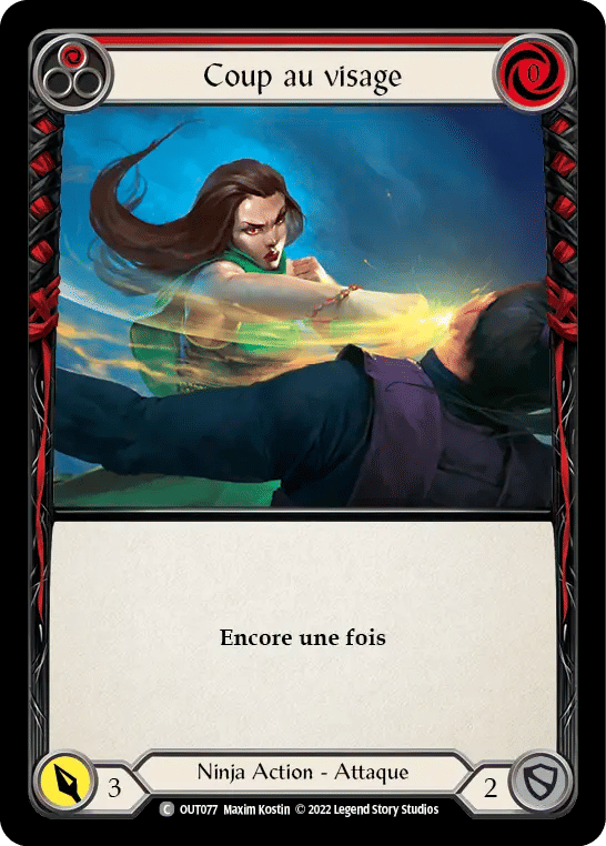 Coup au visage — Outsiders — Flesh and Blood