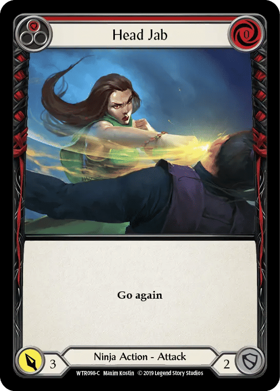 Head Jab (Red) — Welcome to Rathe — Flesh and Blood