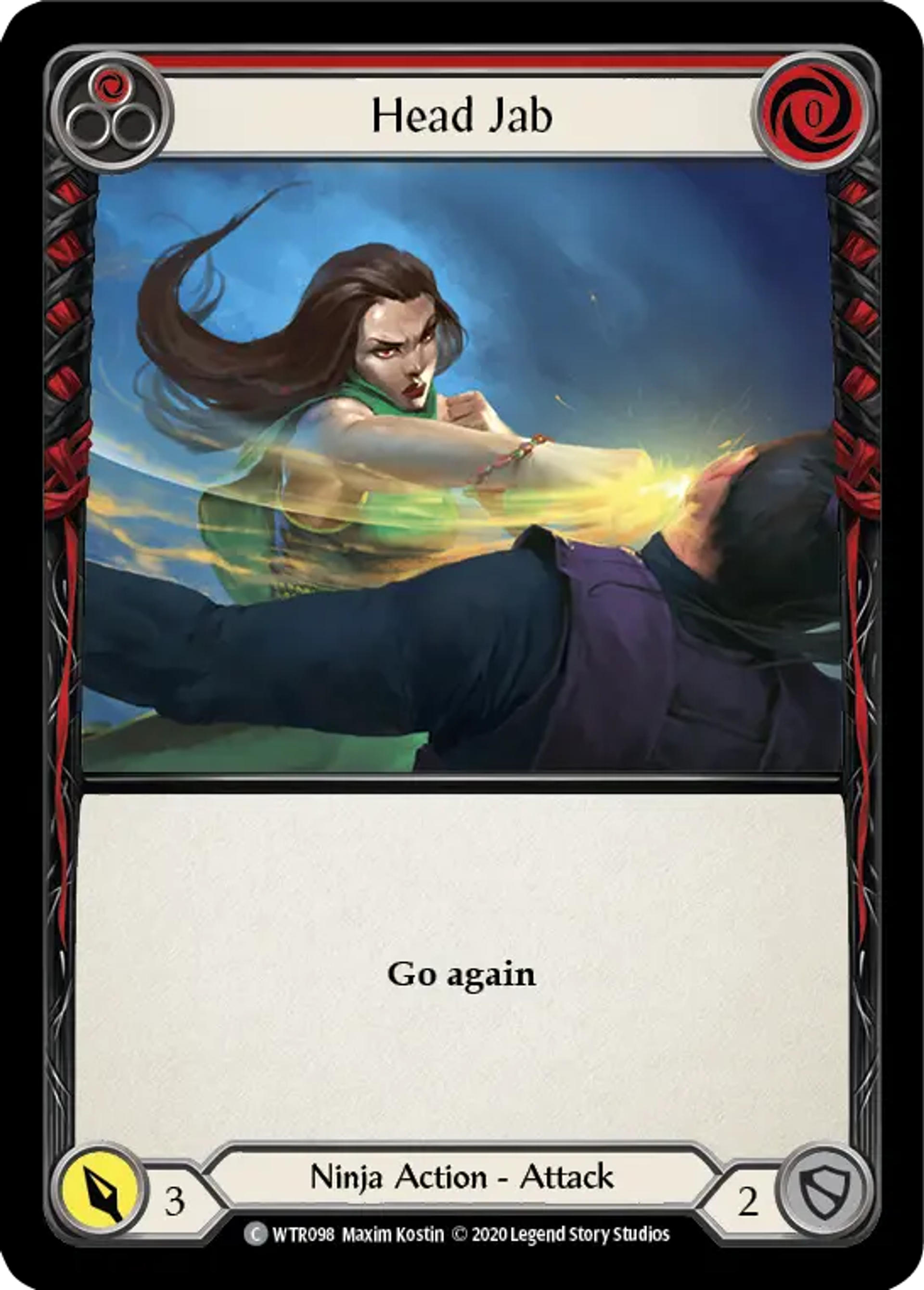 Head Jab (Red) — Welcome to Rathe - Unlimited — Flesh and Blood