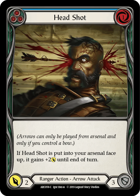 Head Shot (Blue) — Arcane Rising — Flesh and Blood