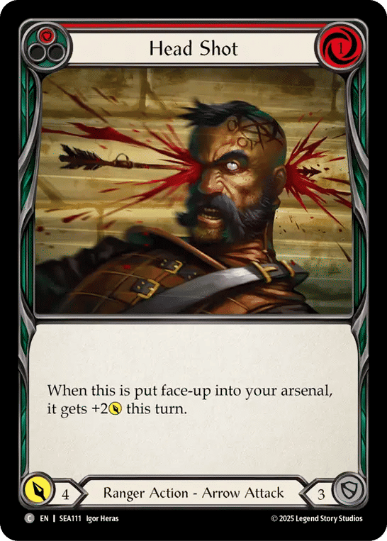 Head Shot (Red) — High Seas — Flesh and Blood