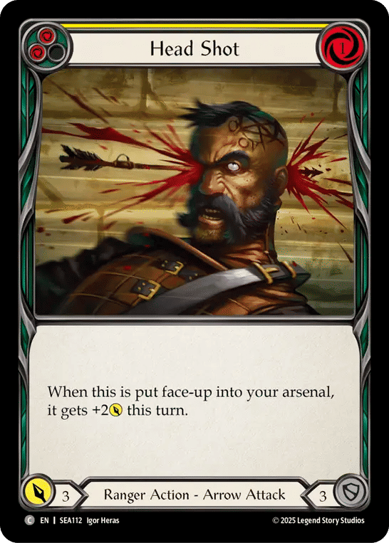 Head Shot (Yellow) — High Seas — Flesh and Blood