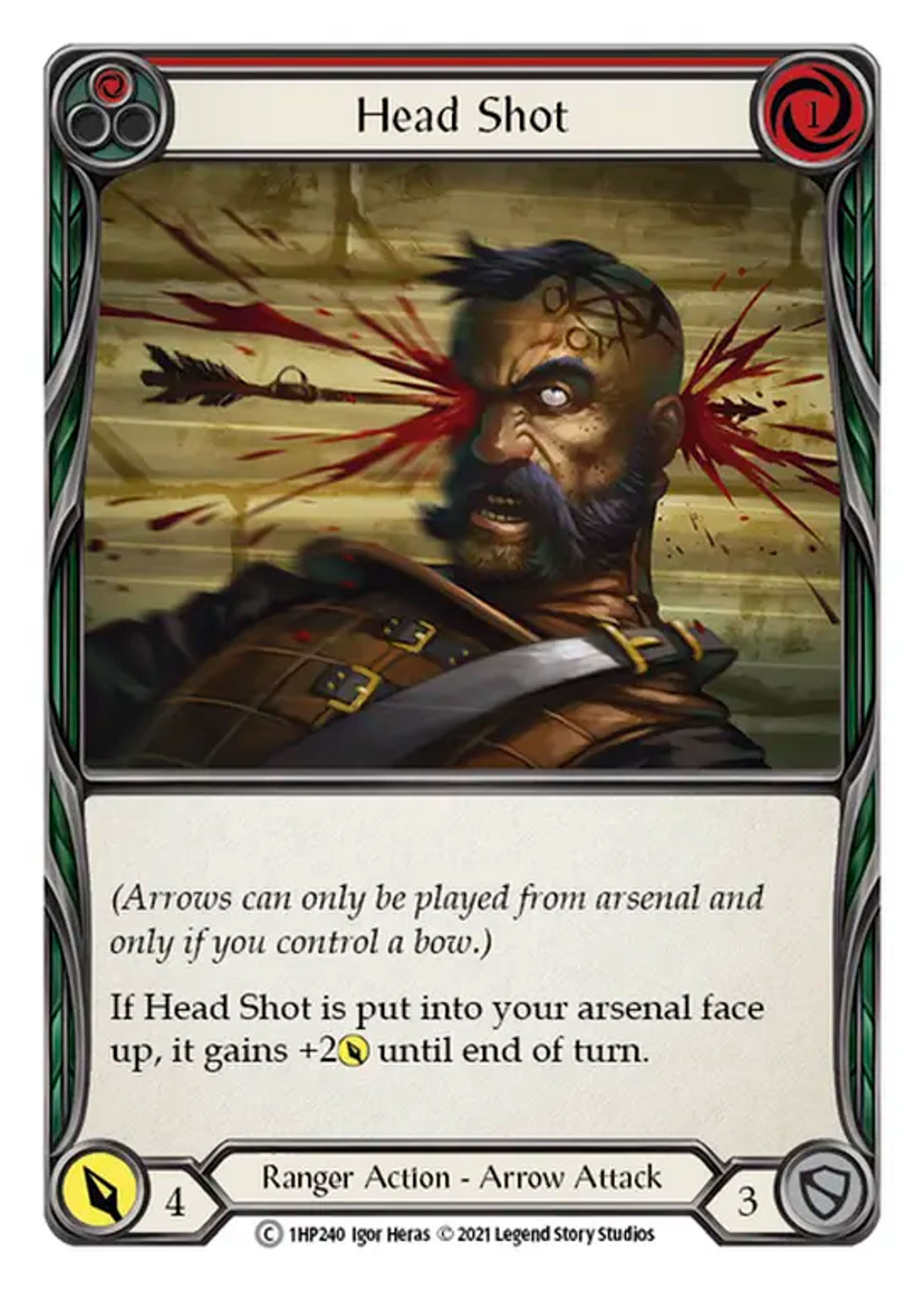 Head Shot (Red) — History Pack 1 — Flesh and Blood