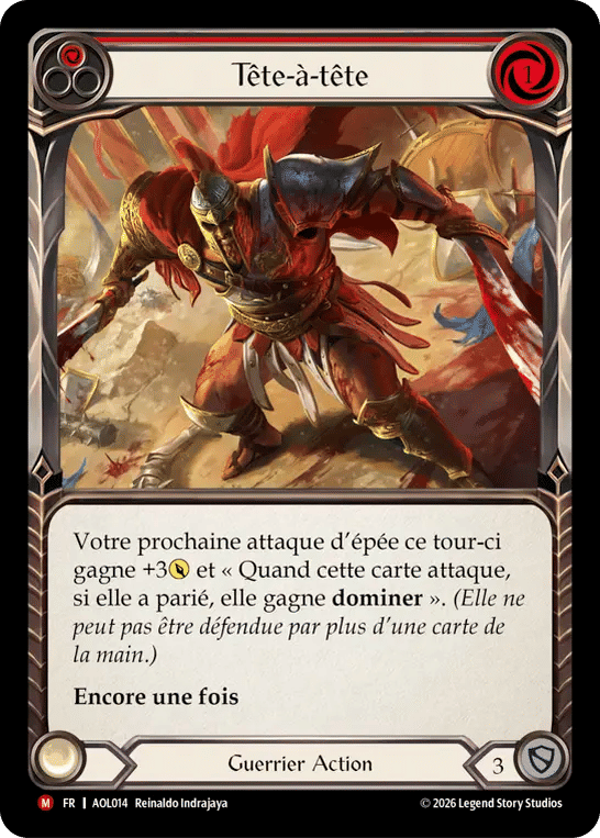 Tête-à-tête — Armory Deck - Olympia, Prized Fighter — Flesh and Blood