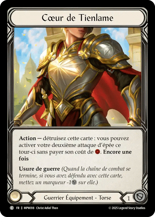 Cœur de Tienlame — Mastery Pack Warrior — Flesh and Blood