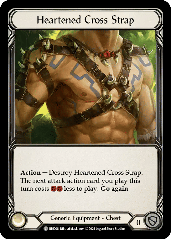 Heartened Cross Strap — Briar - Blitz Deck — Flesh and Blood