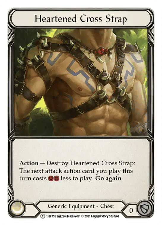 Heartened Cross Strap — History Pack 1 — Flesh and Blood