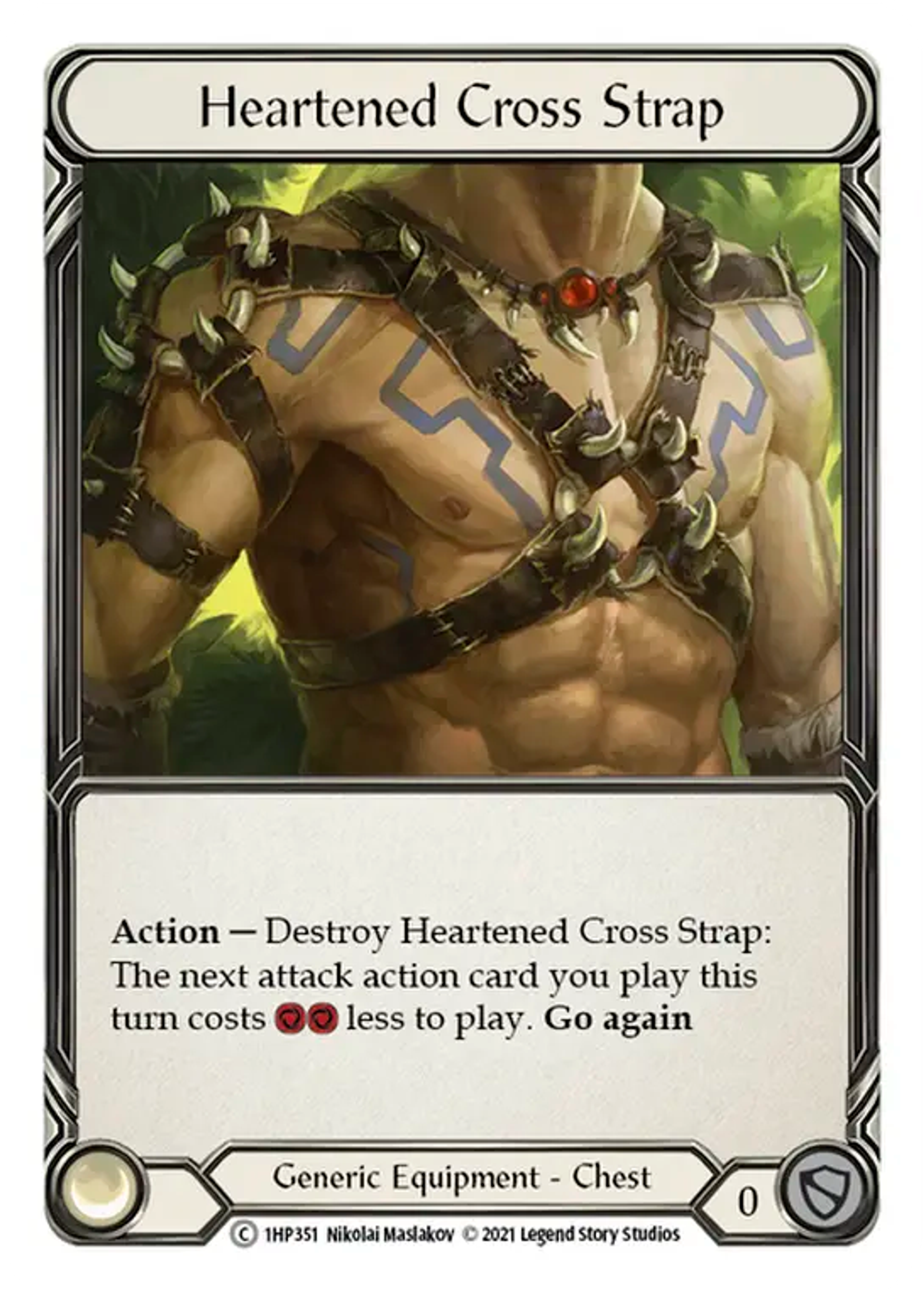 Heartened Cross Strap — History Pack 1 — Flesh and Blood