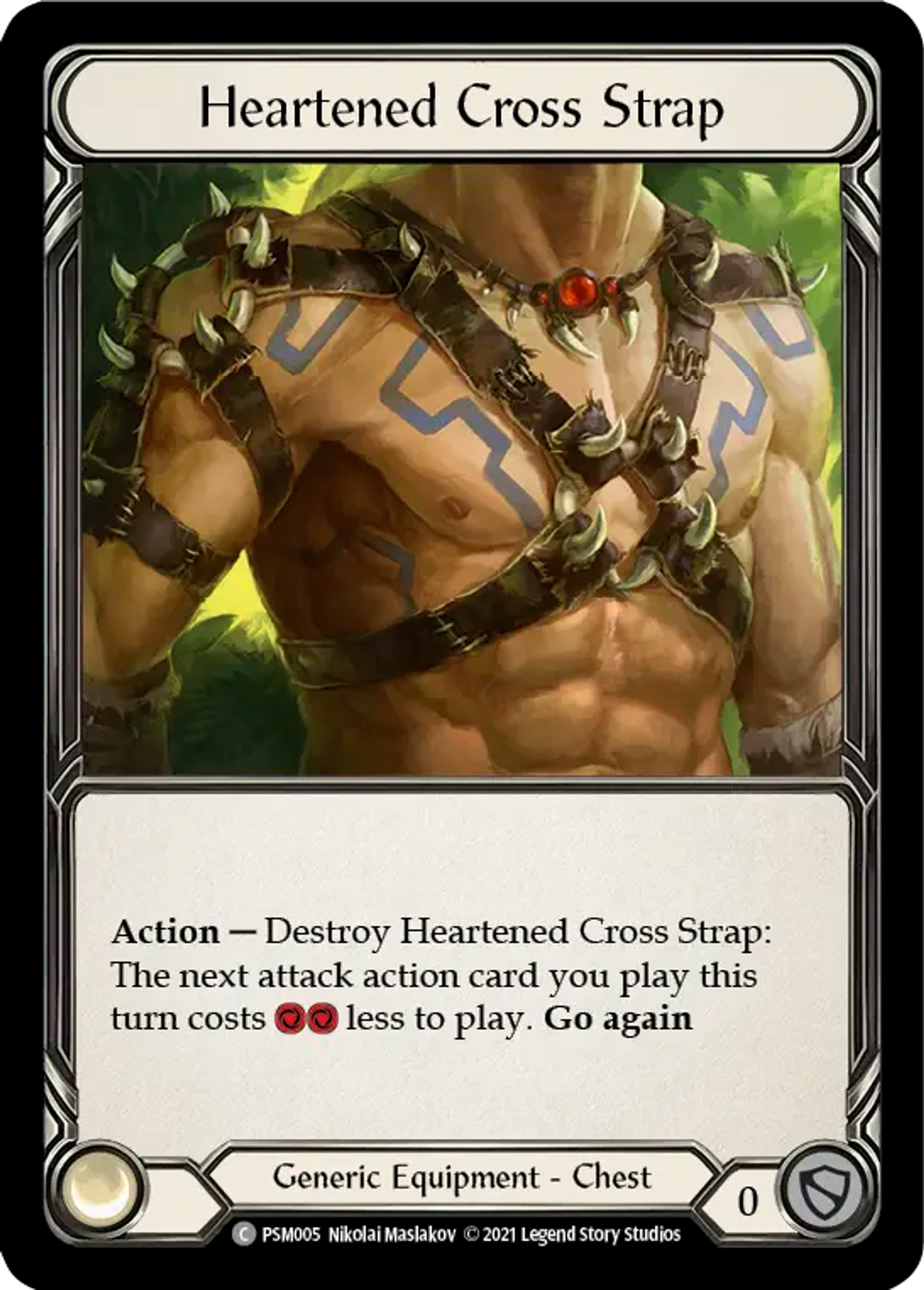 Heartened Cross Strap — Prism - Blitz Deck — Flesh and Blood