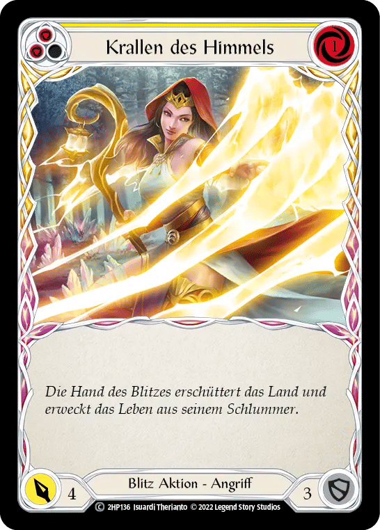 Heaven's Claws (Yellow) — History Pack 2 - Black Label — Flesh and Blood