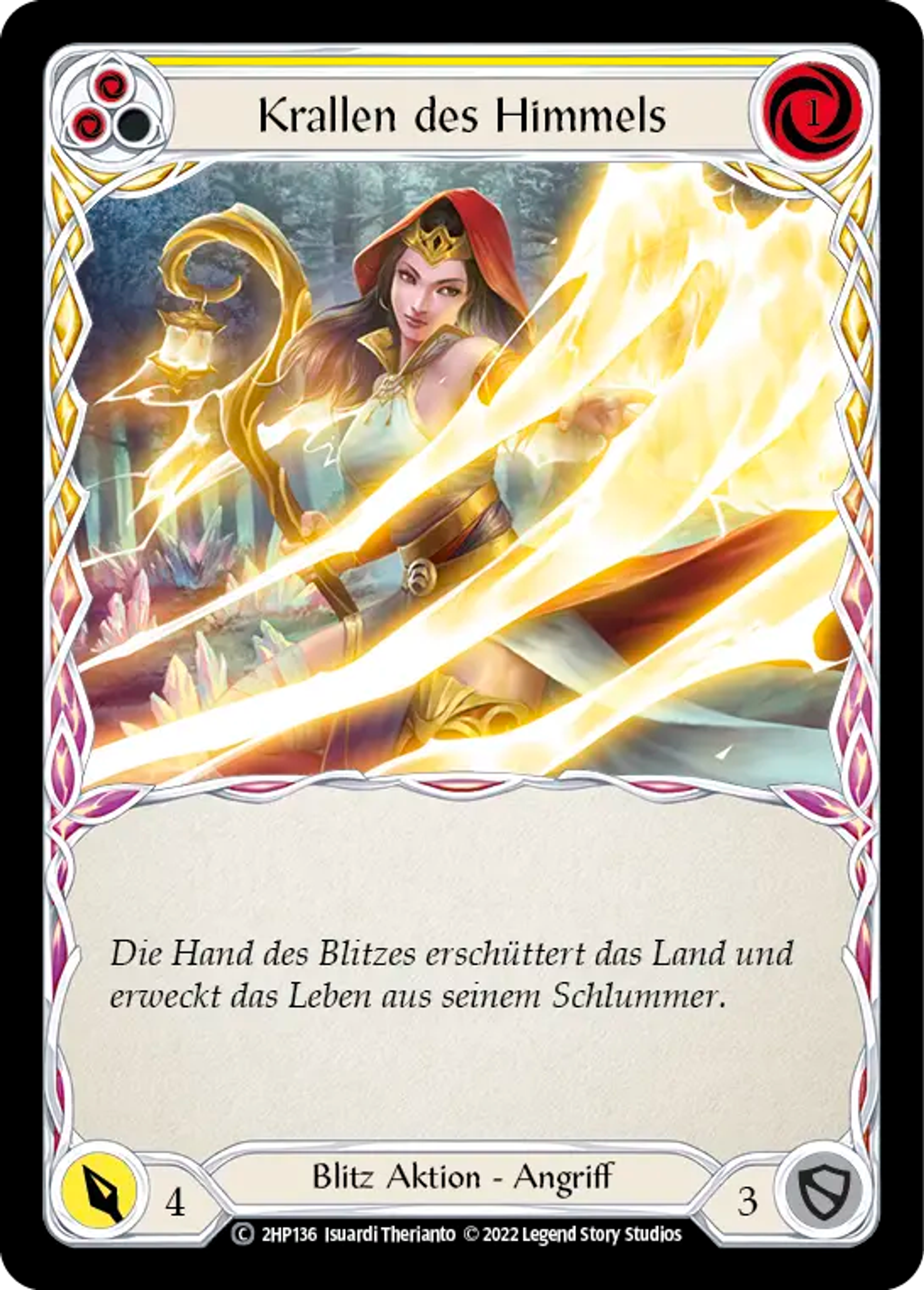 Heaven's Claws (Yellow) — History Pack 2 - Black Label — Flesh and Blood