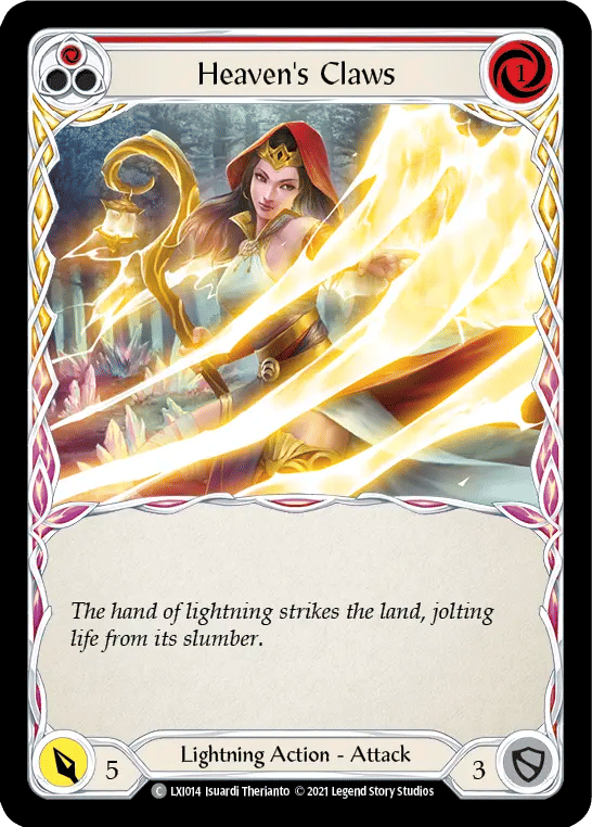 Heaven's Claws (Red) — Lexi - Blitz Deck — Flesh and Blood