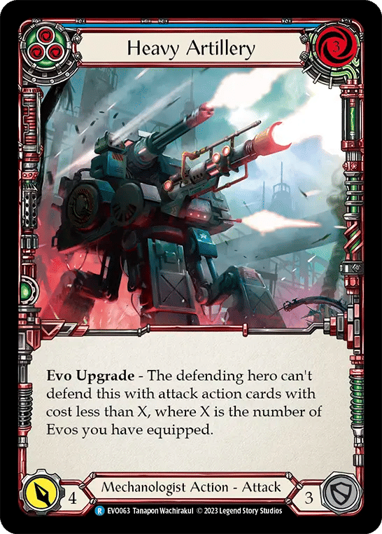 Heavy Artillery (Blue) — Bright Lights — Flesh and Blood