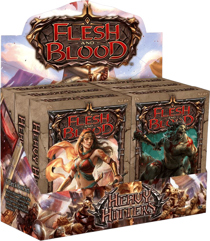 Heavy Hitters Blitz Deck Display ā Heavy Hitters ā Flesh and Blood
