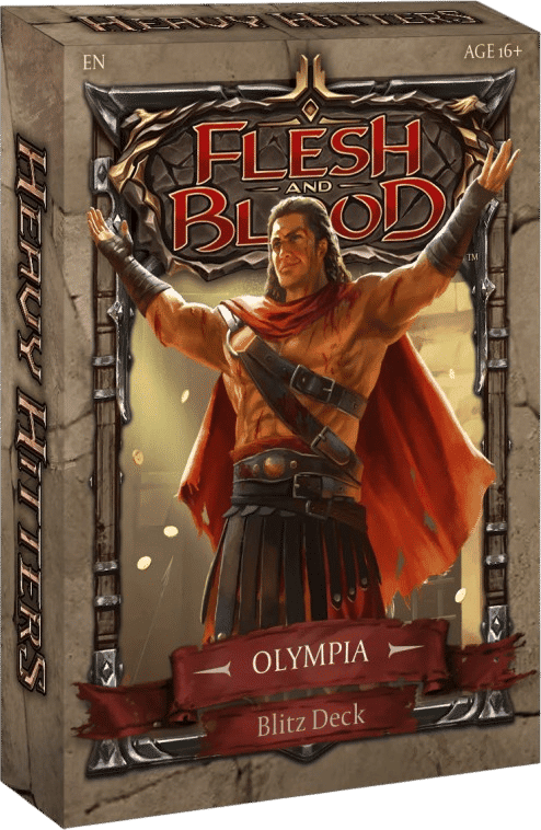 Heavy Hitters Blitz Deck - Olympia — Olympia - Heavy Hitters Blitz Deck — Flesh and Blood
