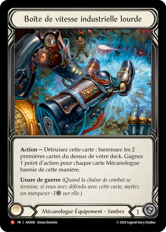 Boîte de vitesse industrielle lourde — Armory Deck - Dash I/O — Flesh and Blood
