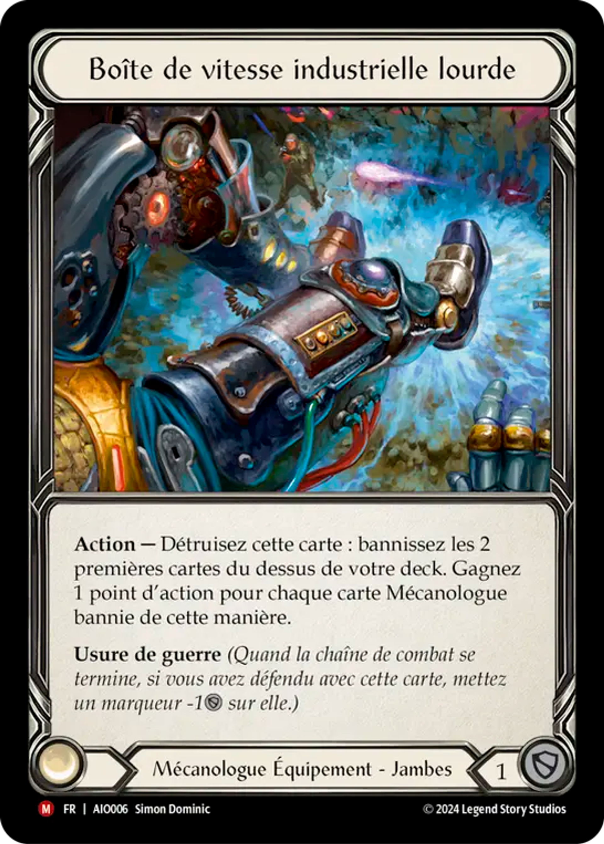 Boîte de vitesse industrielle lourde — Armory Deck - Dash I/O — Flesh and Blood