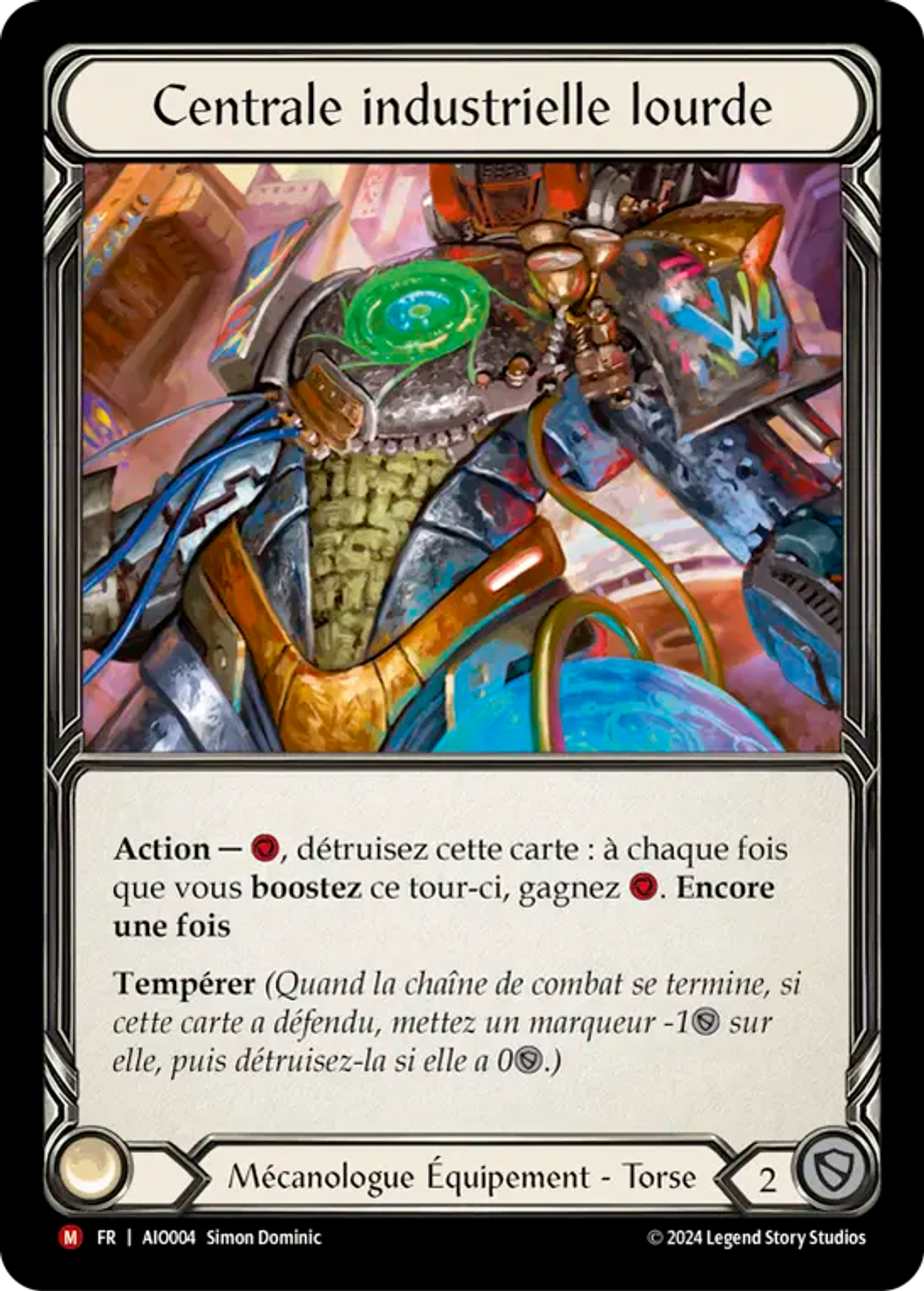 Centrale industrielle lourde — Armory Deck - Dash I/O — Flesh and Blood