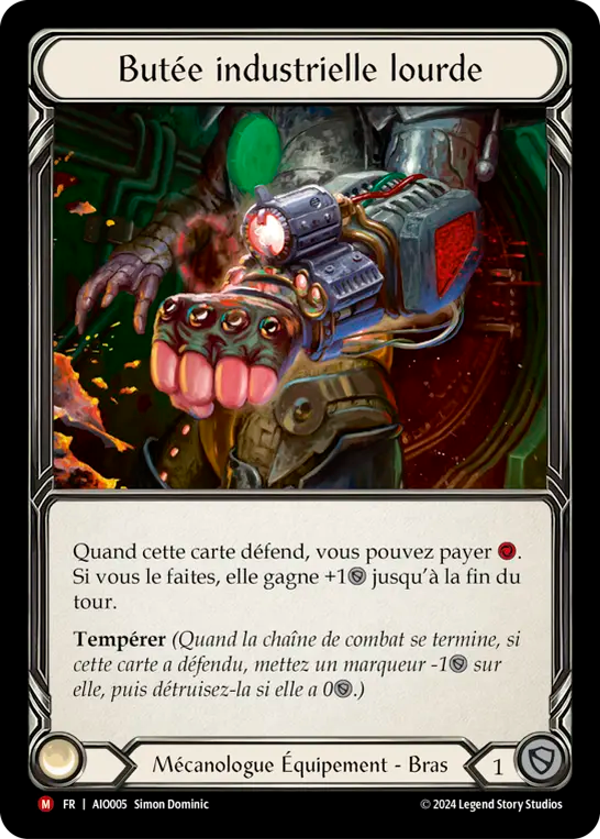 Butée industrielle lourde — Armory Deck - Dash I/O — Flesh and Blood