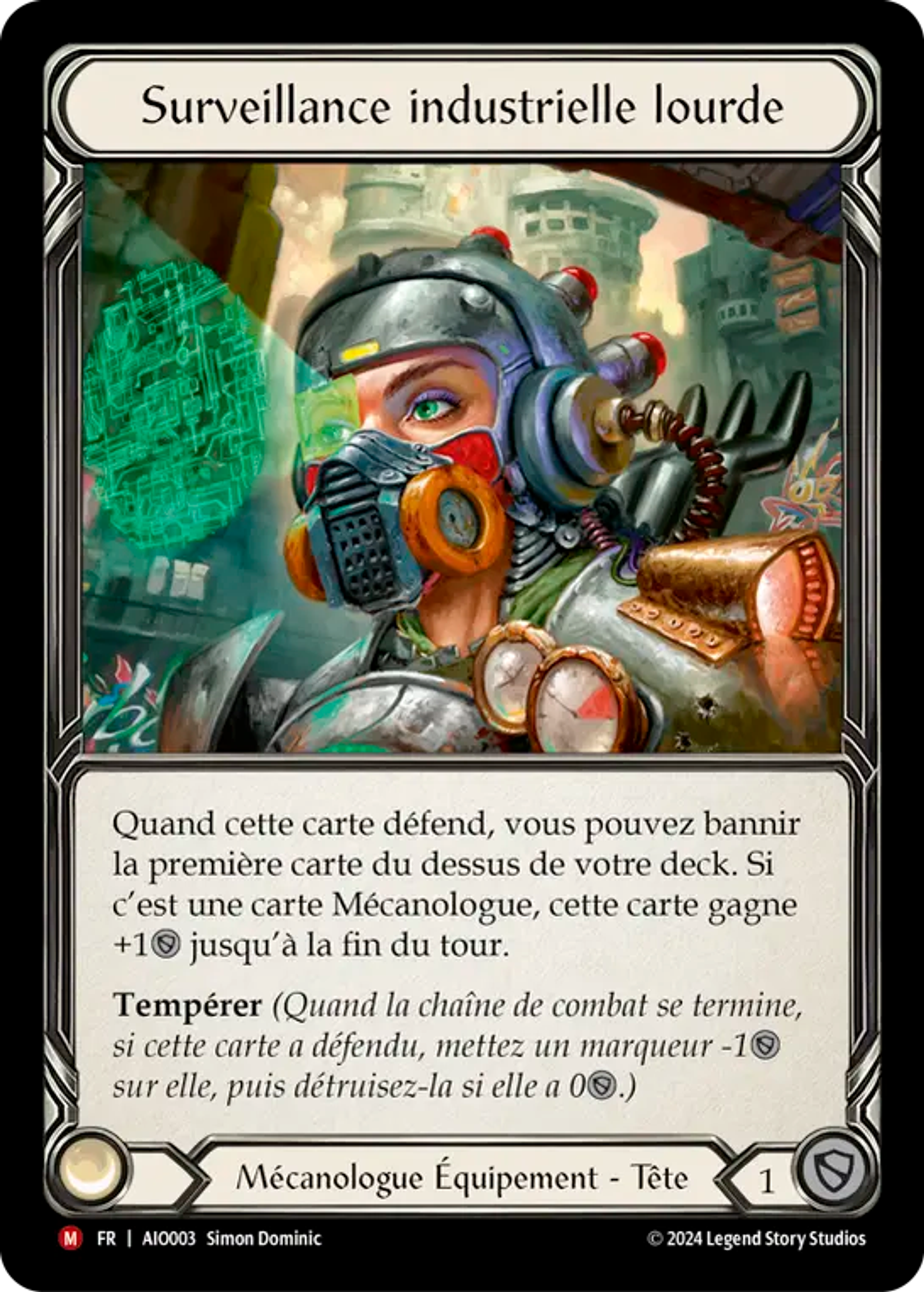 Surveillance industrielle lourde — Armory Deck - Dash I/O — Flesh and Blood