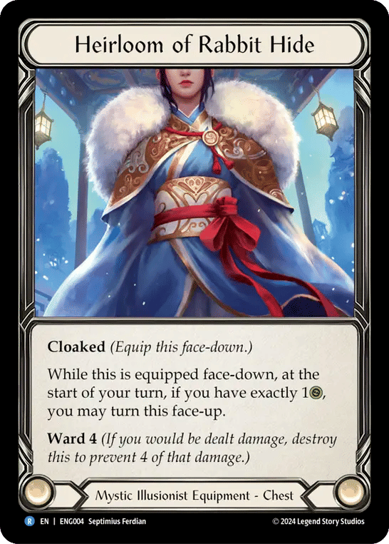 Heirloom of Rabbit Hide — Enigma - Blitz Deck — Flesh and Blood
