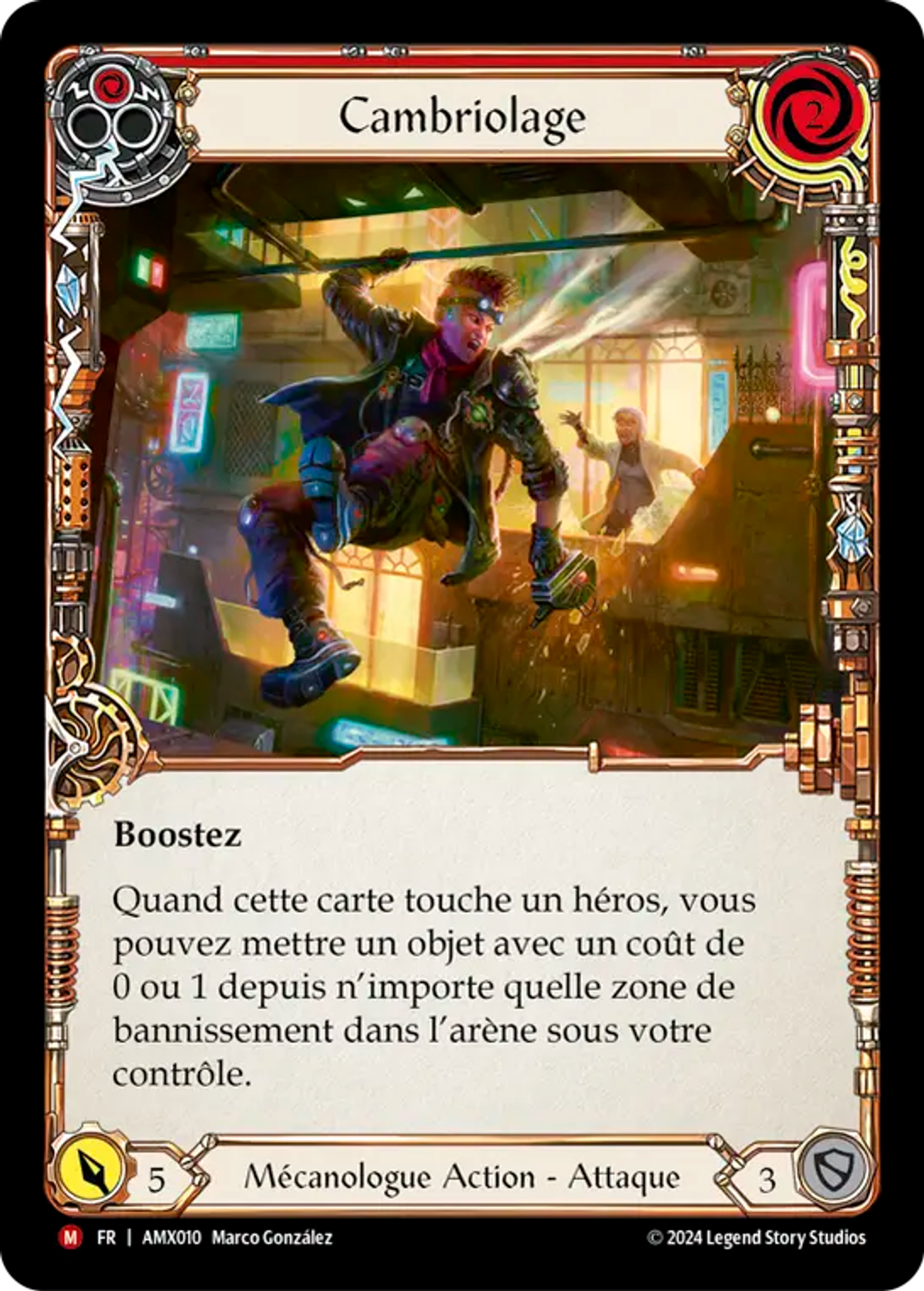 Cambriolage — Armory Deck - Maxx 'The Hype' Nitro — Flesh and Blood